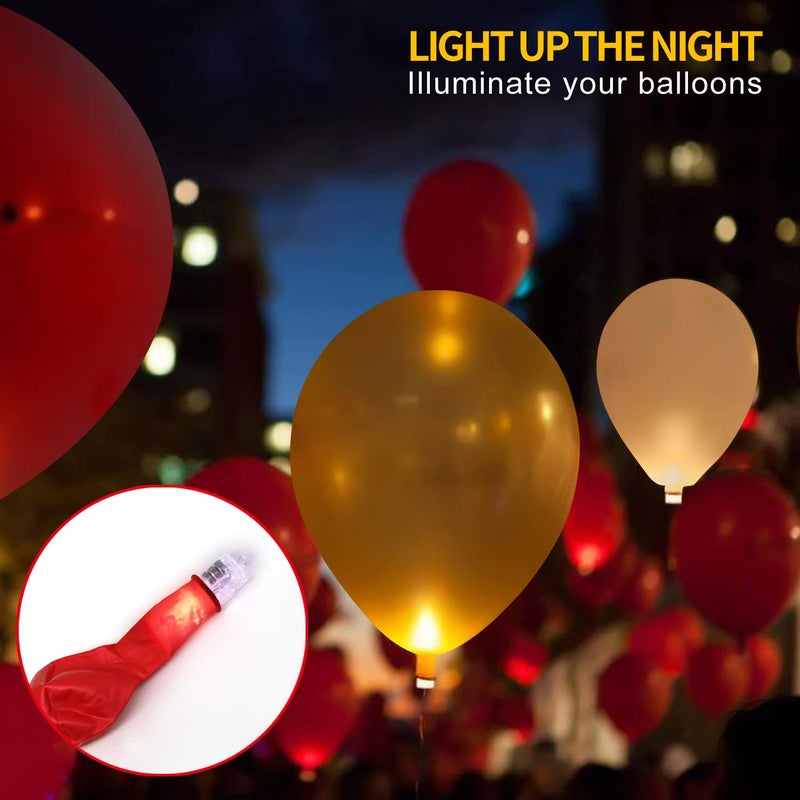 Novelty Place 30 Pcs White LED Mini Party Light for Paper Lantern, Balloons, Weddings and Festival Decorations - Long Lasting, Waterproof, Elegant White - Image 5